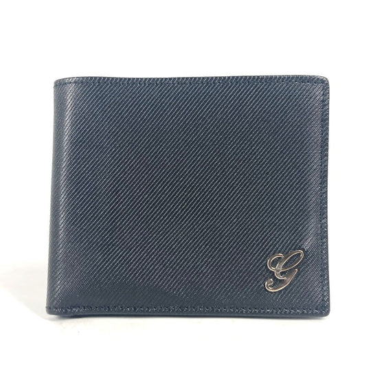 GUCCI Folded wallet 486430 Coated canvas black G logo unisex(Unisex) Used Authentic