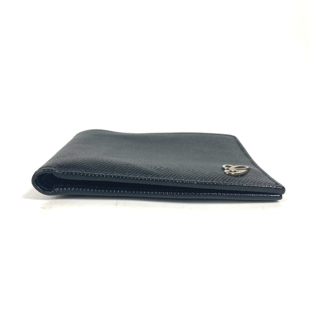 GUCCI Folded wallet 486430 Coated canvas black G logo unisex(Unisex) Used Authentic
