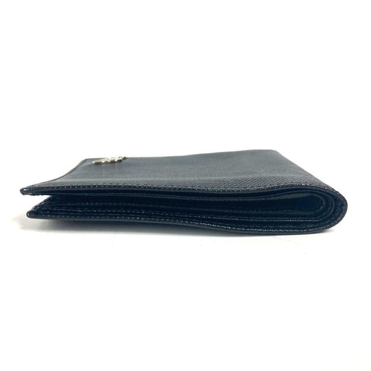 GUCCI Folded wallet 486430 Coated canvas black G logo unisex(Unisex) Used Authentic
