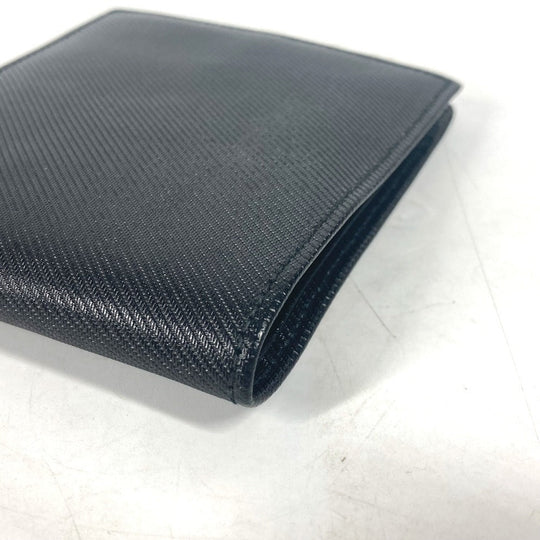 GUCCI Folded wallet 486430 Coated canvas black G logo unisex(Unisex) Used Authentic