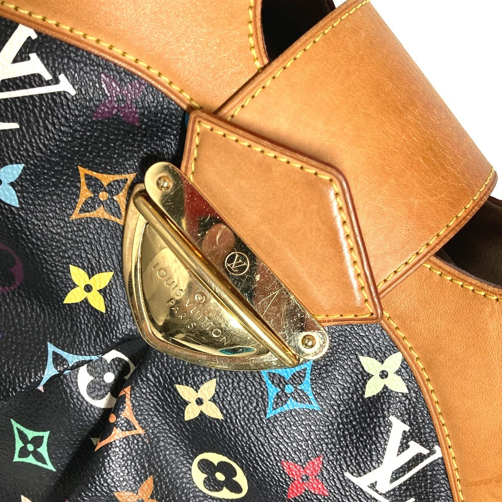 LOUIS VUITTON Shoulder Bag M40124 Monogram multicolor canvas black Monogram multicolor Ursula Women Used Authentic