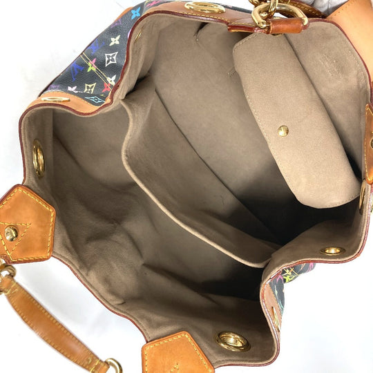 LOUIS VUITTON Shoulder Bag M40124 Monogram multicolor canvas black Monogram multicolor Ursula Women Used Authentic