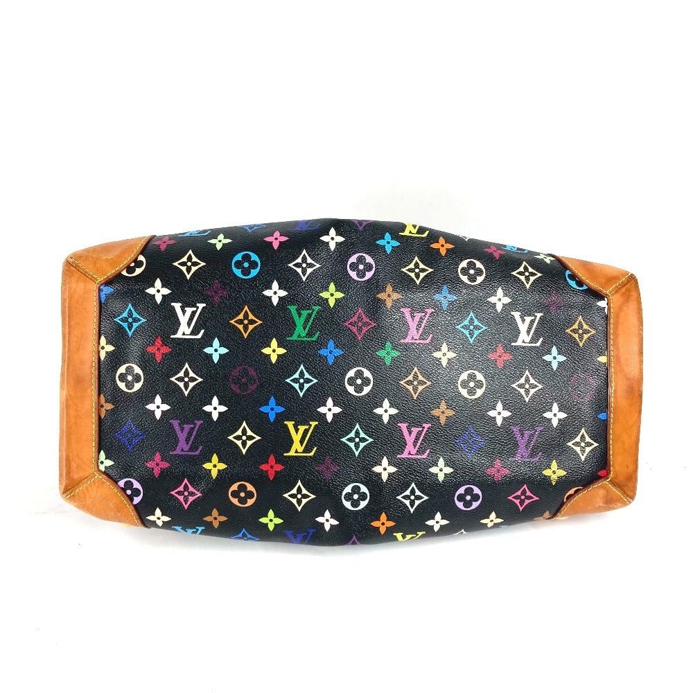 LOUIS VUITTON Shoulder Bag M40124 Monogram multicolor canvas black Monogram multicolor Ursula Women Used Authentic
