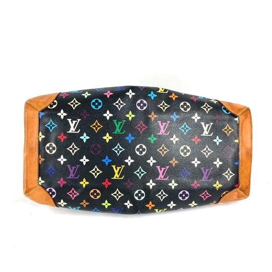 LOUIS VUITTON Shoulder Bag M40124 Monogram multicolor canvas black Monogram multicolor Ursula Women Used Authentic