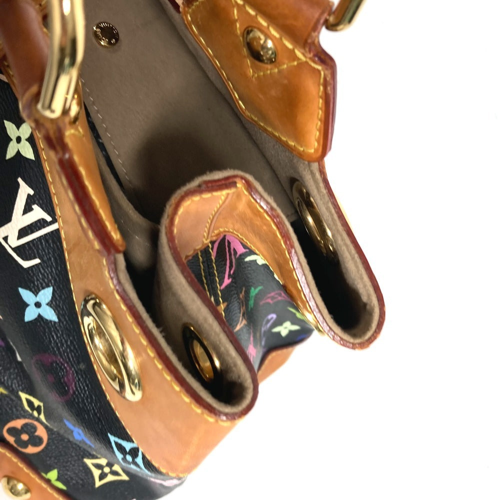 LOUIS VUITTON Shoulder Bag M40124 Monogram multicolor canvas black Monogram multicolor Ursula Women Used Authentic