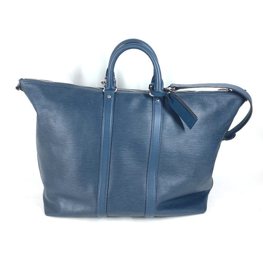 LOUIS VUITTON Boston Duffel bag M40895 Epi Leather blue Epi Hippopotamus unisex(Unisex) Used Authentic