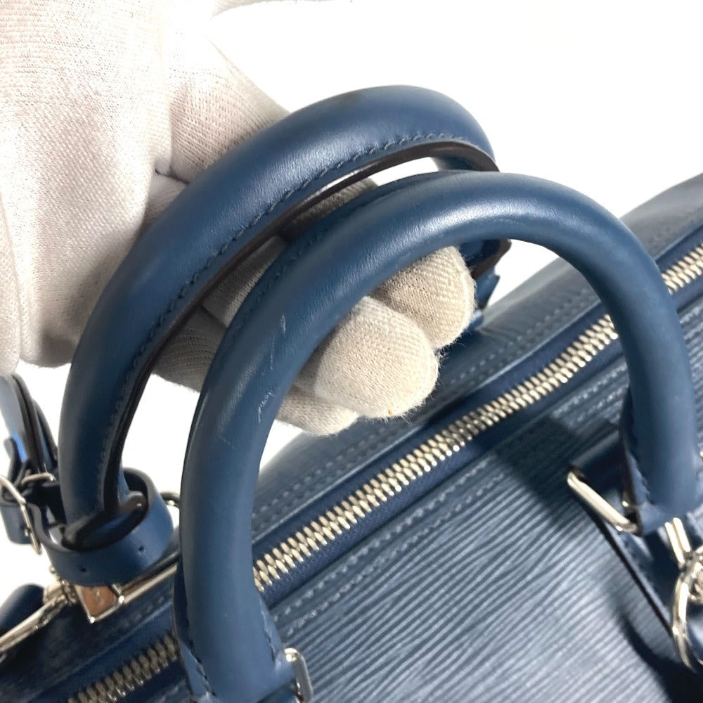 LOUIS VUITTON Boston Duffel bag M40895 Epi Leather blue Epi Hippopotamus unisex(Unisex) Used Authentic