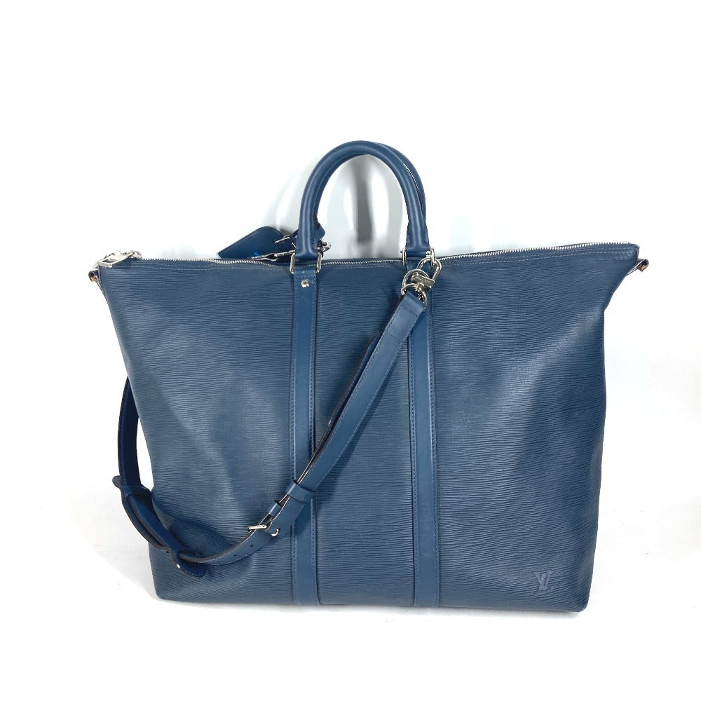 LOUIS VUITTON Boston Duffel bag M40895 Epi Leather blue Epi Hippopotamus unisex(Unisex) Used Authentic