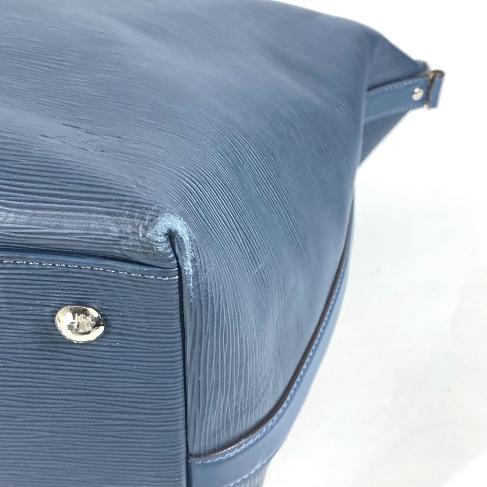 LOUIS VUITTON Boston Duffel bag M40895 Epi Leather blue Epi Hippopotamus unisex(Unisex) Used Authentic
