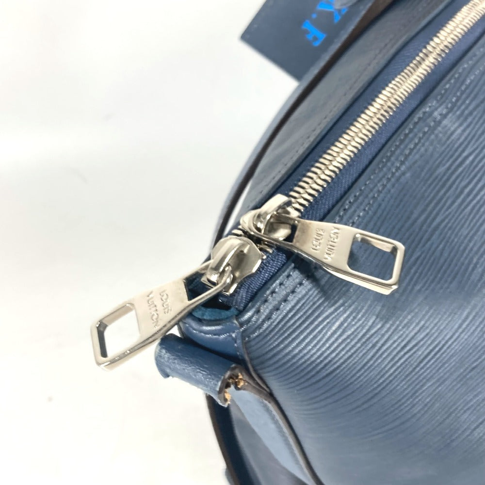 LOUIS VUITTON Boston Duffel bag M40895 Epi Leather blue Epi Hippopotamus unisex(Unisex) Used Authentic