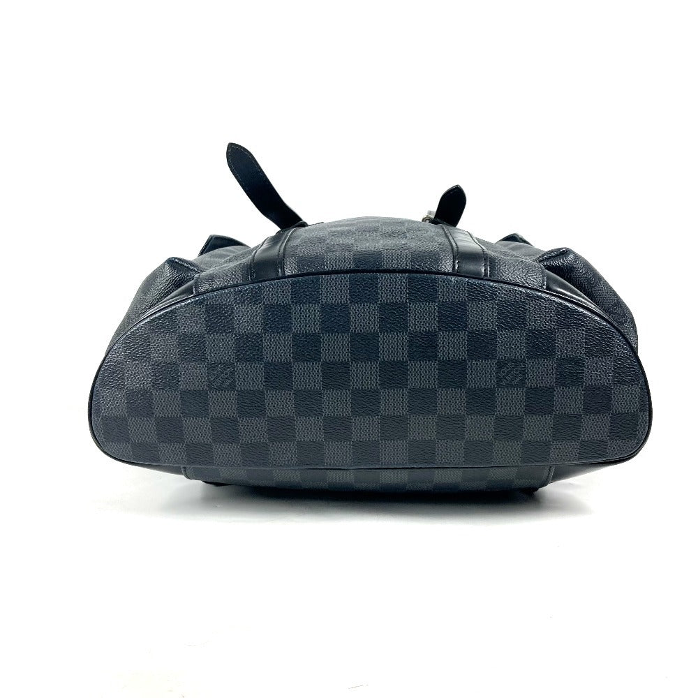 LOUIS VUITTON Backpack N41379 Damier Grafitto Canvas black Damier Grafitte Christopher MM mens Used Authentic