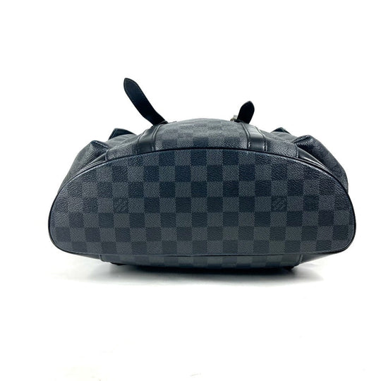 LOUIS VUITTON Backpack N41379 Damier Grafitto Canvas black Damier Grafitte Christopher MM mens Used Authentic