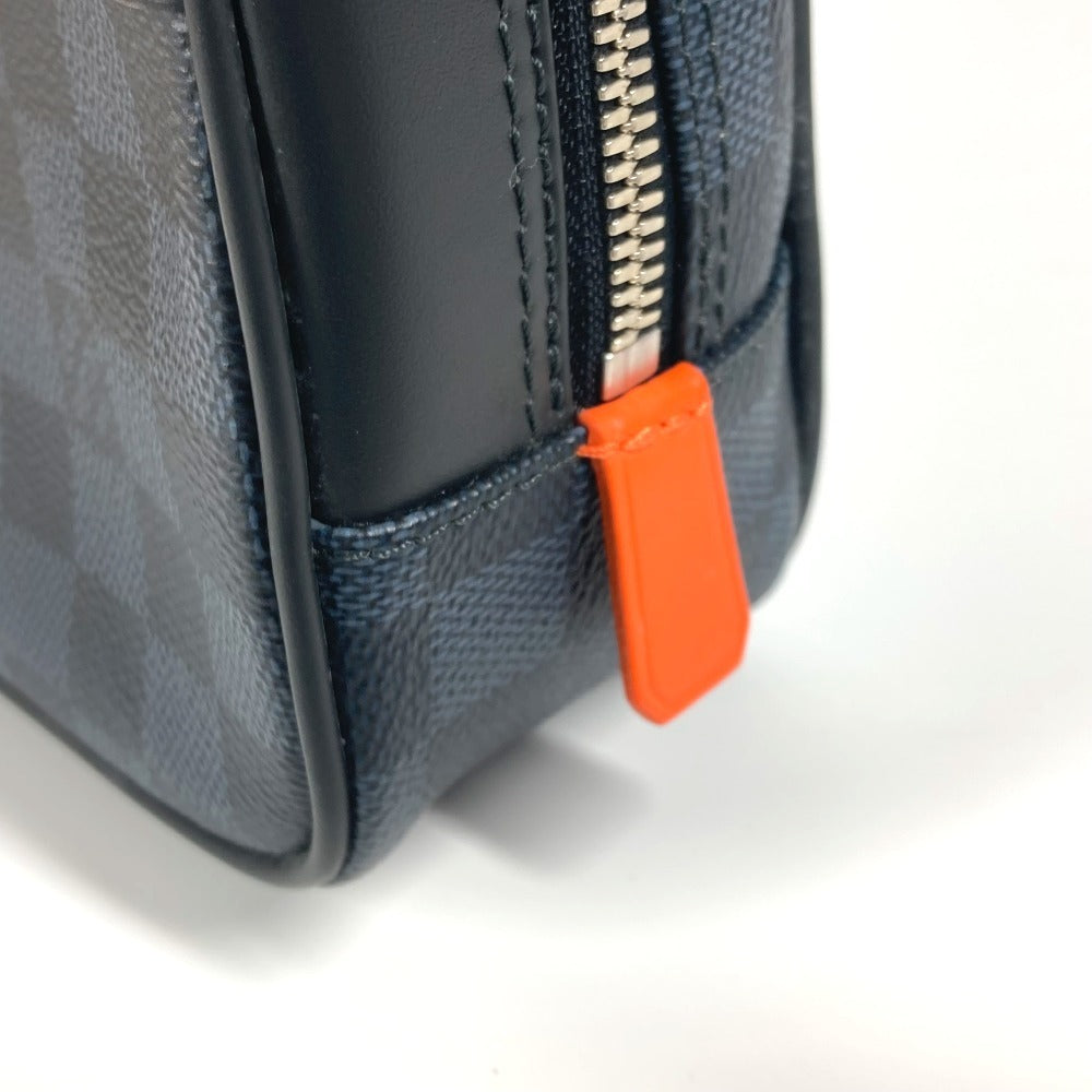 LOUIS VUITTON Pouch N60245 Damier Cobalt Canvas Navy Damier Cobalt True Toilet GM