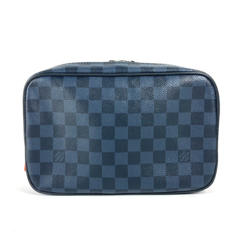 LOUIS VUITTON Pouch N60245 Damier Cobalt Canvas Navy Damier Cobalt True Toilet GM