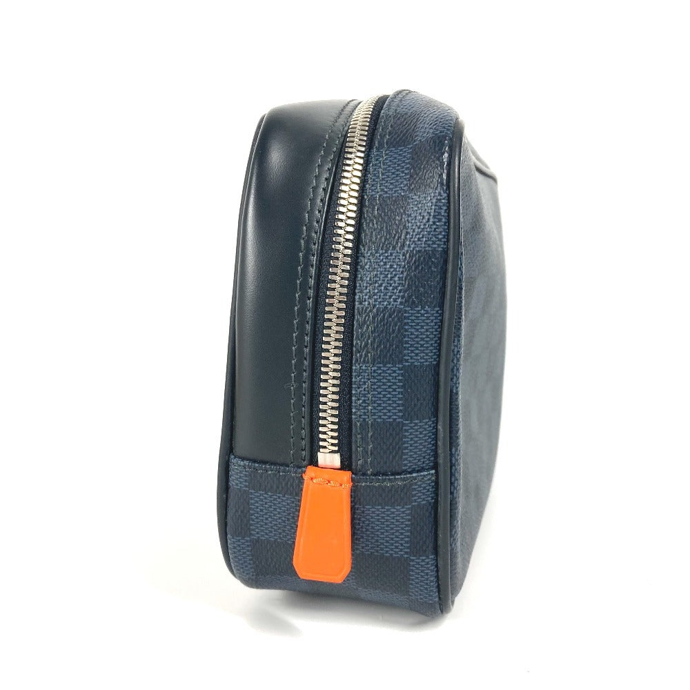 LOUIS VUITTON Pouch N60245 Damier Cobalt Canvas Navy Damier Cobalt True Toilet GM