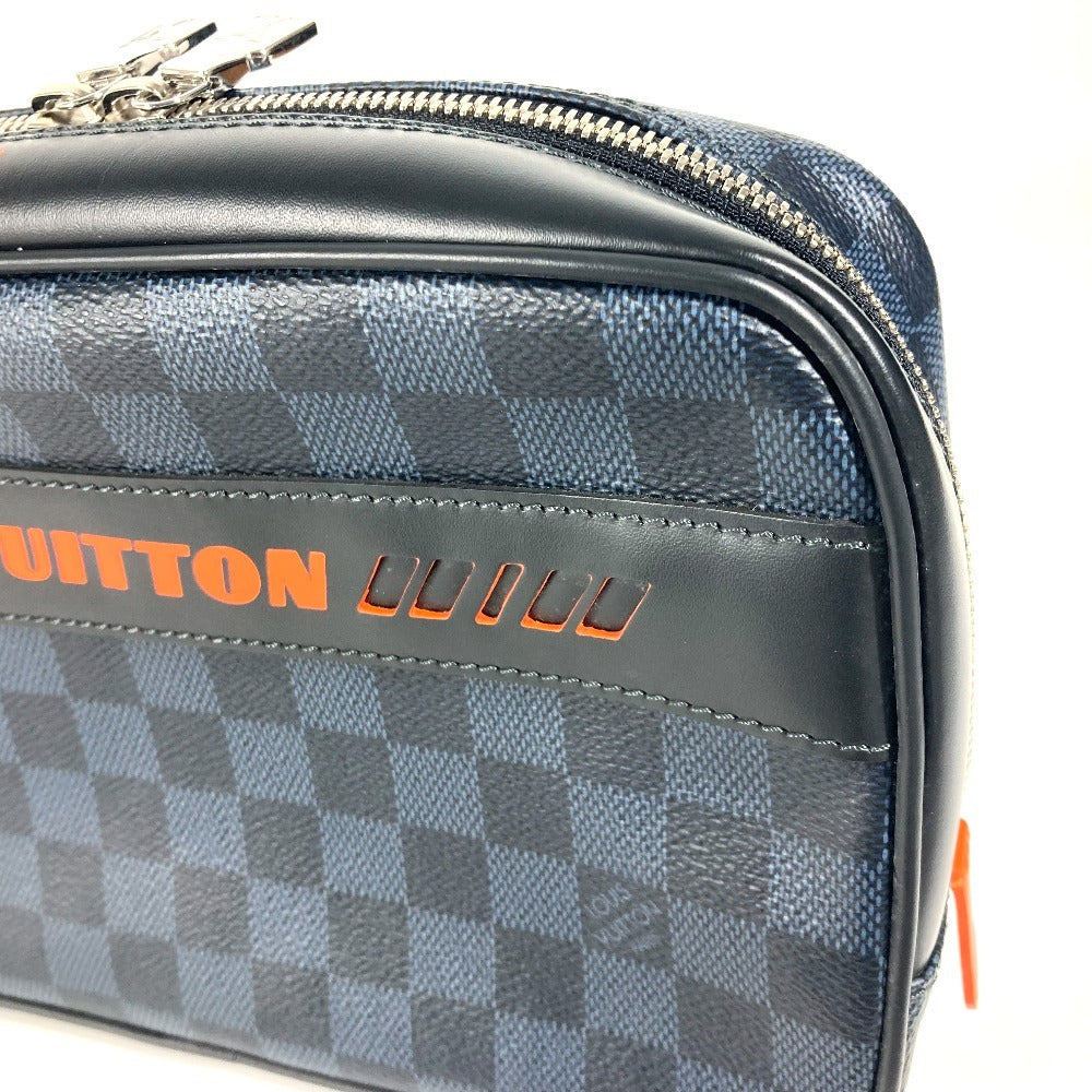 LOUIS VUITTON Pouch N60245 Damier Cobalt Canvas Navy Damier Cobalt True Toilet GM