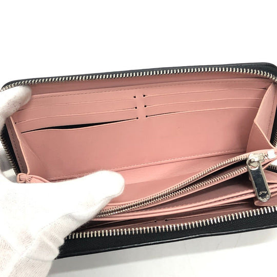 LOUIS VUITTON Long Wallet Purse M81703 monogram mahina leather black Monogram Mahina Flight Mode Zippy wallet Women Used Authentic