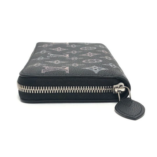 LOUIS VUITTON Long Wallet Purse M81703 monogram mahina leather black Monogram Mahina Flight Mode Zippy wallet Women Used Authentic