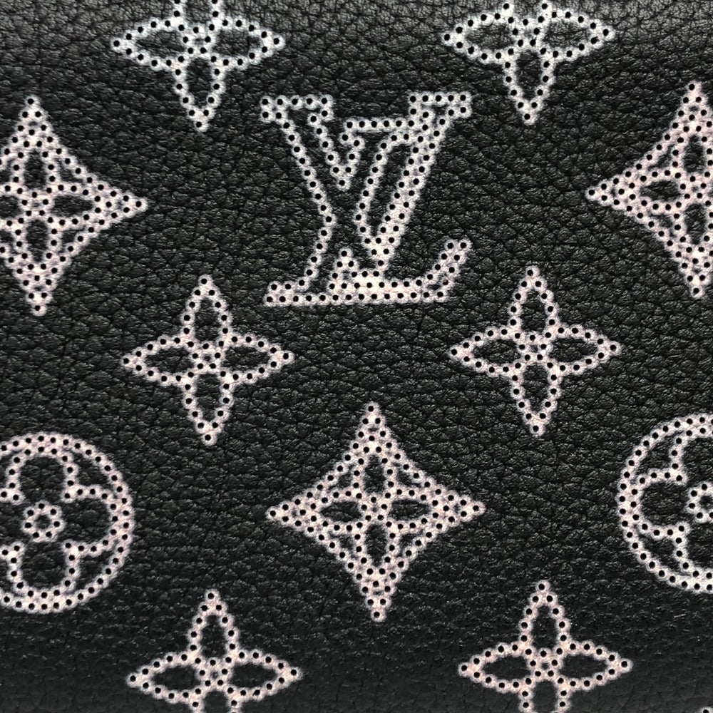 LOUIS VUITTON Long Wallet Purse M81703 monogram mahina leather black Monogram Mahina Flight Mode Zippy wallet Women Used Authentic