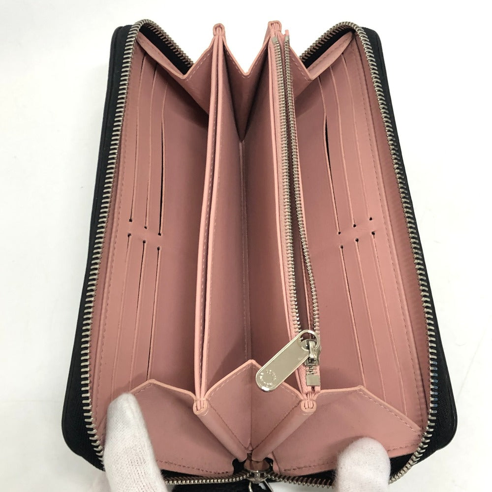 LOUIS VUITTON Long Wallet Purse M81703 monogram mahina leather black Monogram Mahina Flight Mode Zippy wallet Women Used Authentic