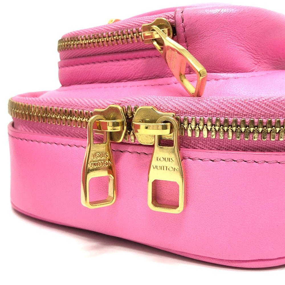 LOUIS VUITTON Shoulder Bag M59244 leather pink utility Cross Sling Bag Women Used Authentic