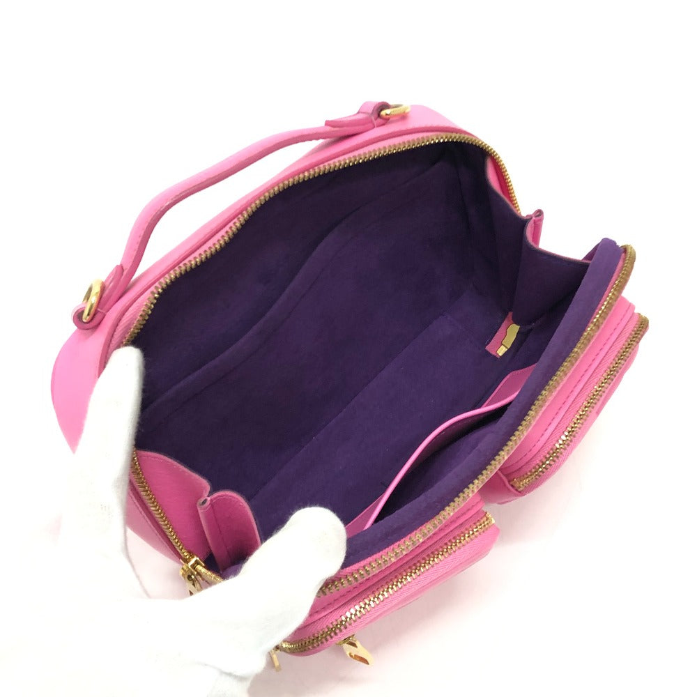 LOUIS VUITTON Shoulder Bag M59244 leather pink utility Cross Sling Bag Women Used Authentic