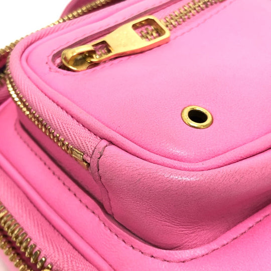 LOUIS VUITTON Shoulder Bag M59244 leather pink utility Cross Sling Bag Women Used Authentic