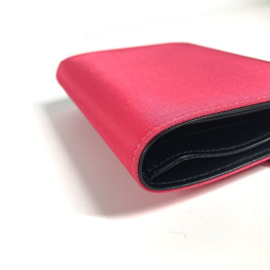 PRADA Trifold wallet M170 Leather / nylon pink Triangle logo plate
