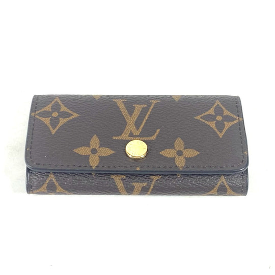 LOUIS VUITTON Key case Key holder  M69517 Monogram canvas Brown Monogram Multicles 4 unisex(Unisex) Used Authentic