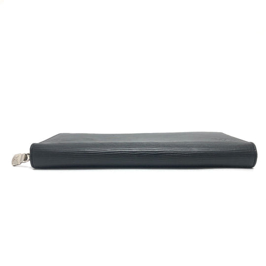 LOUIS VUITTON Long Wallet Purse M62643 Epi Leather black Epi Zippy Organizer NM mens Used Authentic