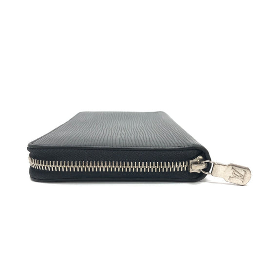 LOUIS VUITTON Long Wallet Purse M62643 Epi Leather black Epi Zippy Organizer NM mens Used Authentic