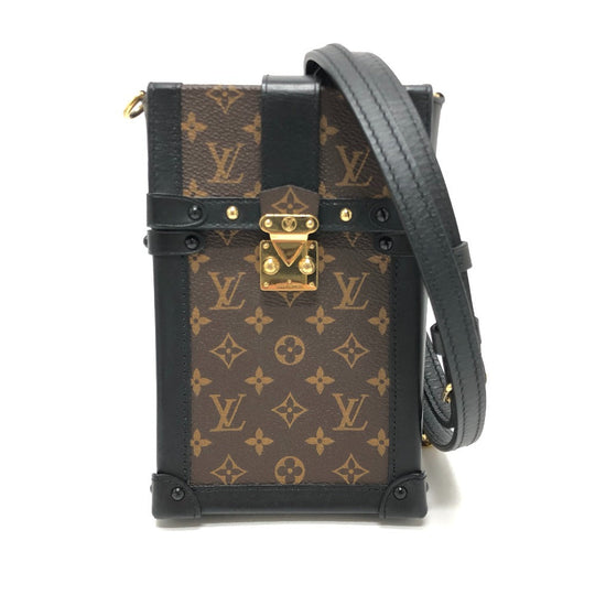 LOUIS VUITTON Shoulder Bag M63913 Monogram canvas Brown Monogram Pochette Trunk Vertical unisex(Unisex) Used Authentic