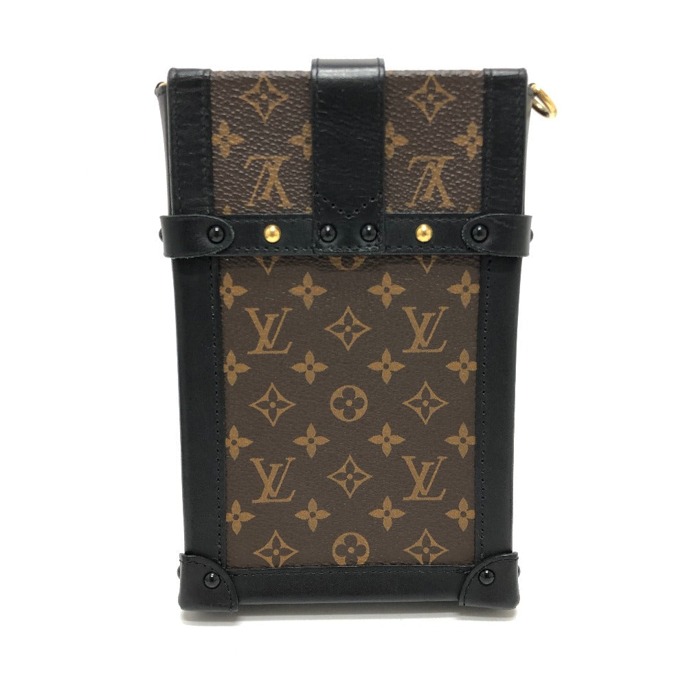 LOUIS VUITTON Shoulder Bag M63913 Monogram canvas Brown Monogram Pochette Trunk Vertical unisex(Unisex) Used Authentic
