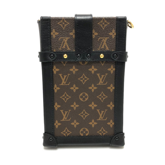 LOUIS VUITTON Shoulder Bag M63913 Monogram canvas Brown Monogram Pochette Trunk Vertical unisex(Unisex) Used Authentic