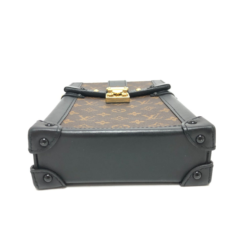 LOUIS VUITTON Shoulder Bag M63913 Monogram canvas Brown Monogram Pochette Trunk Vertical unisex(Unisex) Used Authentic