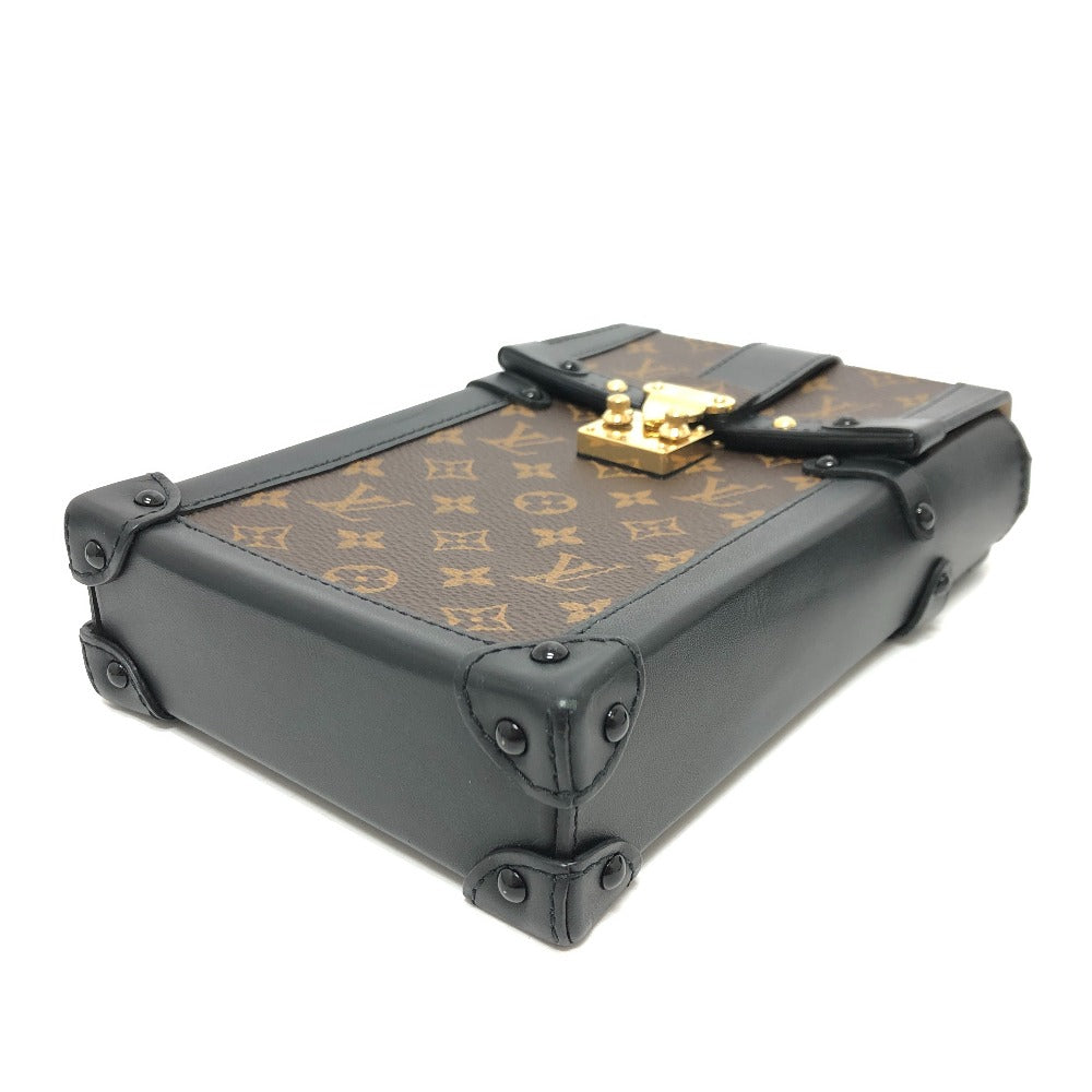 LOUIS VUITTON Shoulder Bag M63913 Monogram canvas Brown Monogram Pochette Trunk Vertical unisex(Unisex) Used Authentic