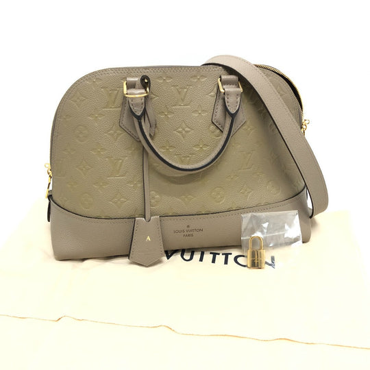 LOUIS VUITTON Shoulder Bag M44885 Monogram Ann Platt Leather beige Monogram Ann Platt Neo Alma PM