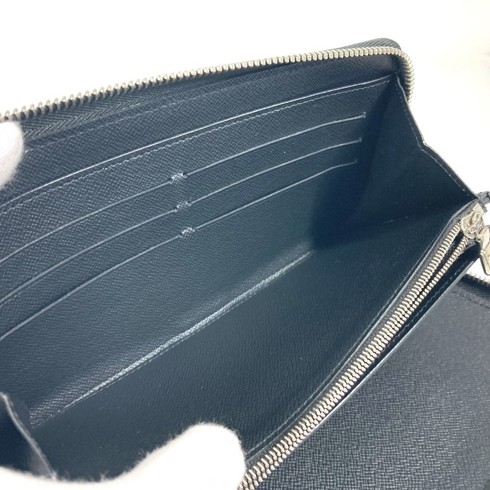 LOUIS VUITTON Long Wallet Purse M67723 Epi Leather black Epi Supreme collaboration Zippy Organizer mens Used Authentic