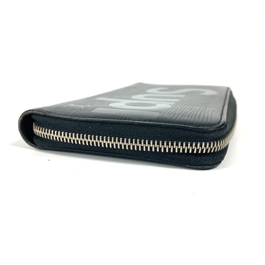 LOUIS VUITTON Long Wallet Purse M67723 Epi Leather black Epi Supreme collaboration Zippy Organizer mens Used Authentic