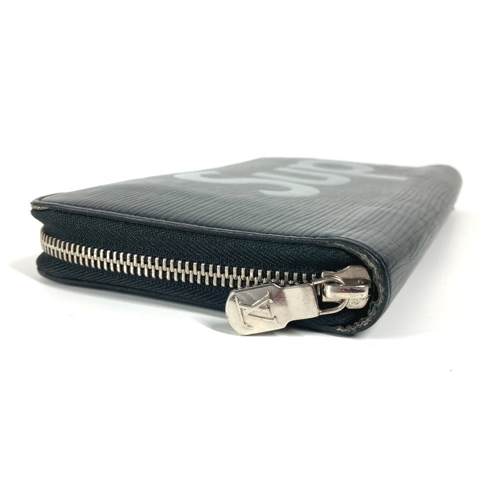 LOUIS VUITTON Long Wallet Purse M67723 Epi Leather black Epi Supreme collaboration Zippy Organizer mens Used Authentic