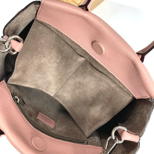 LOUIS VUITTON Tote Bag M94639 , Veau Cashmere Leather pink monogram velour Tote W BB Women Used Authentic