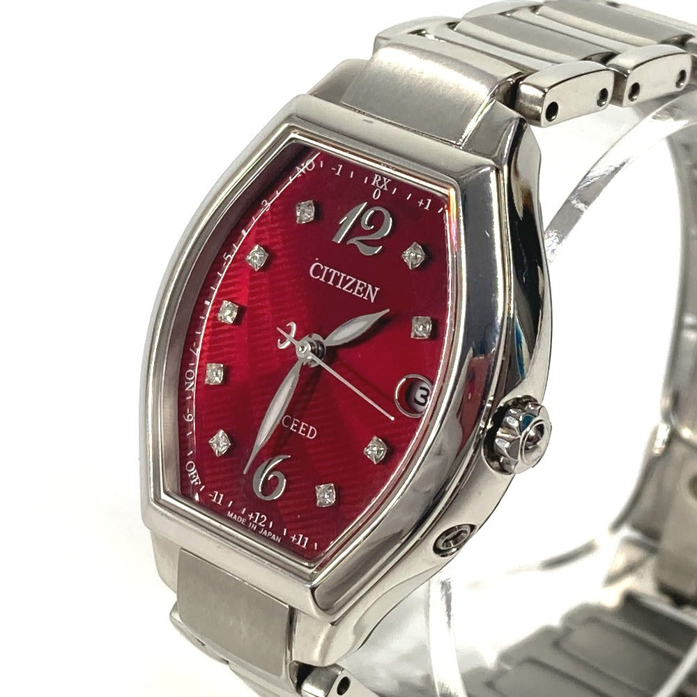 CITIZEN Watches Eco Drive radio clock ES9340-55X , Super Titanium Red JOUNETSU COLLECTION limited to 600 pieces Exceed EXCEED 9P Diamond Red dial