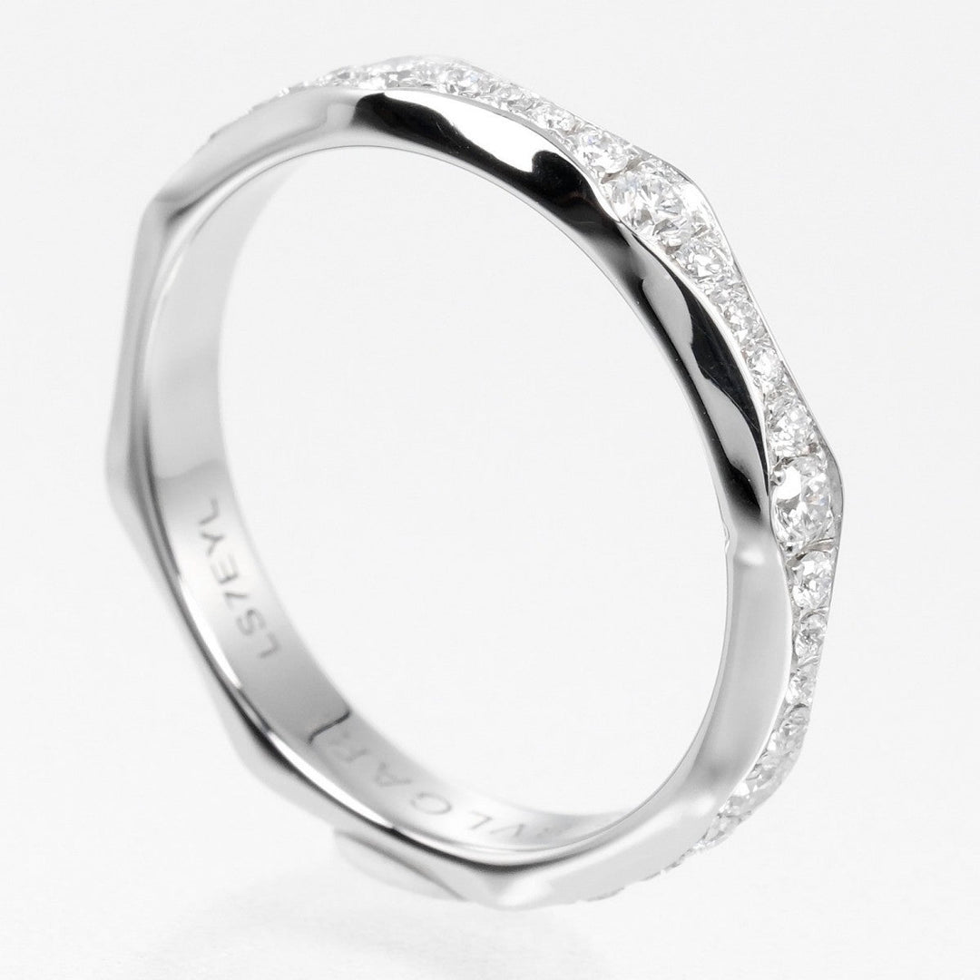 BVLGARI Ring Pt950Platinum, Diamond Silver Infinito Wedding 53