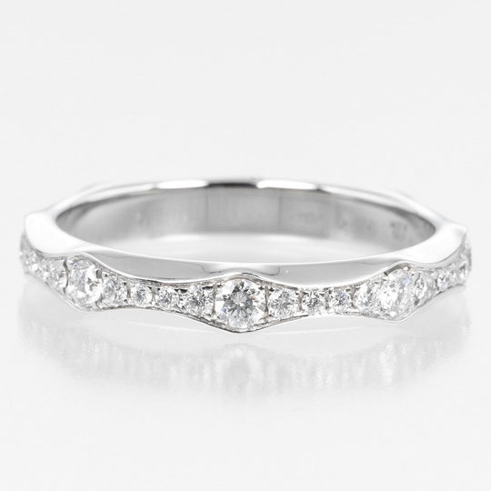 BVLGARI Ring Pt950Platinum, Diamond Silver Infinito Wedding 53