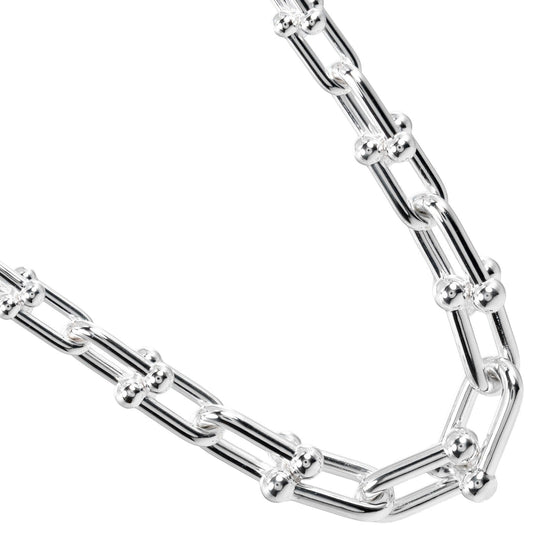 TIFFANY&Co. Necklace Silver925 Silver Hardware Graduated Link Women Used Authentic