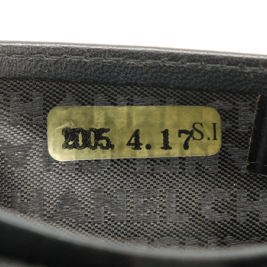 CHANEL Long Wallet Purse Calfskin black COCO Mark NO5 icon Women Used Authentic