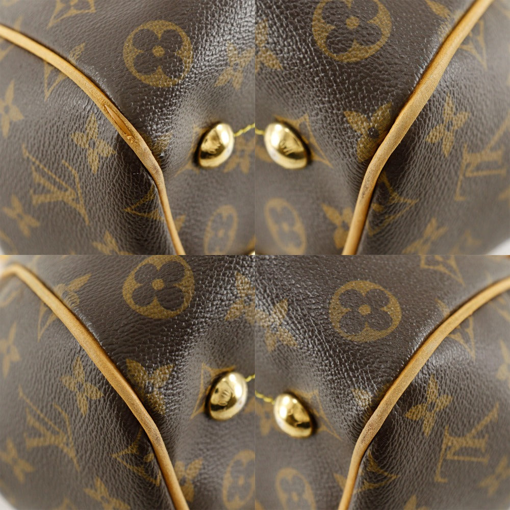 LOUIS VUITTON Handbag M40143 Monogram canvas Brown Tivoli PM Women Used Authentic