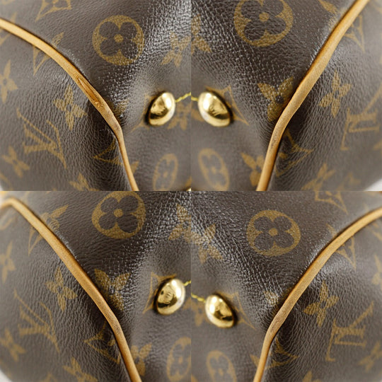 LOUIS VUITTON Handbag M40143 Monogram canvas Brown Tivoli PM Women Used Authentic