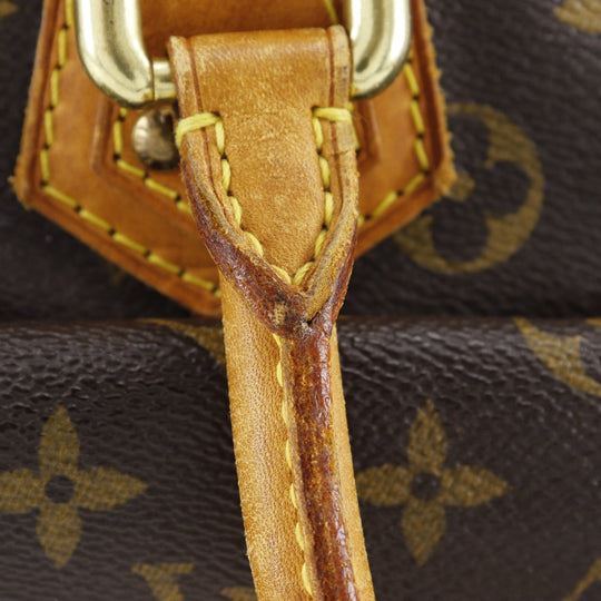 LOUIS VUITTON Handbag M40026 Monogram canvas Brown Manhattan PM Women Used Authentic