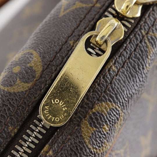 LOUIS VUITTON Handbag M40026 Monogram canvas Brown Manhattan PM Women Used Authentic